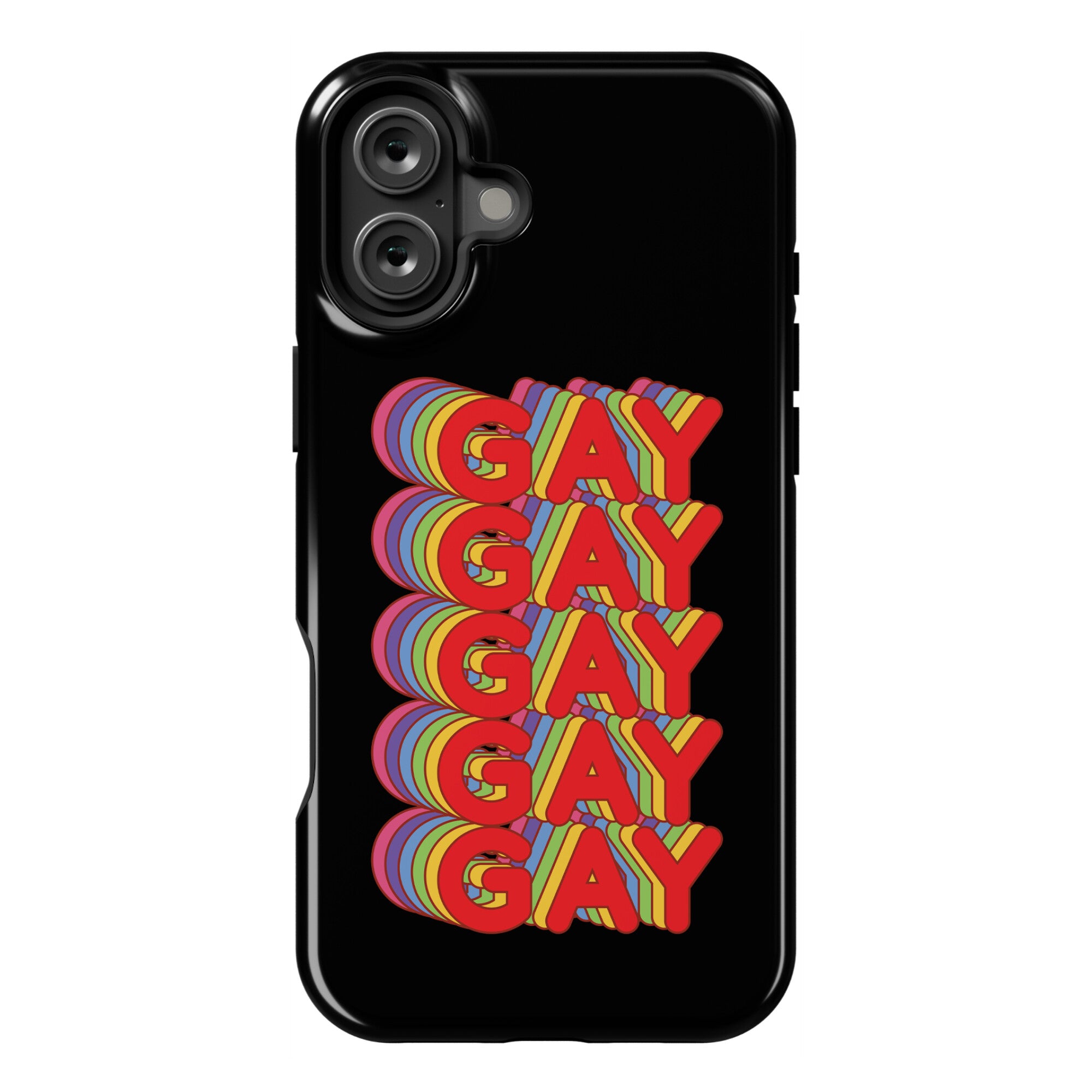 Gay Retro Rainbow Phone Case